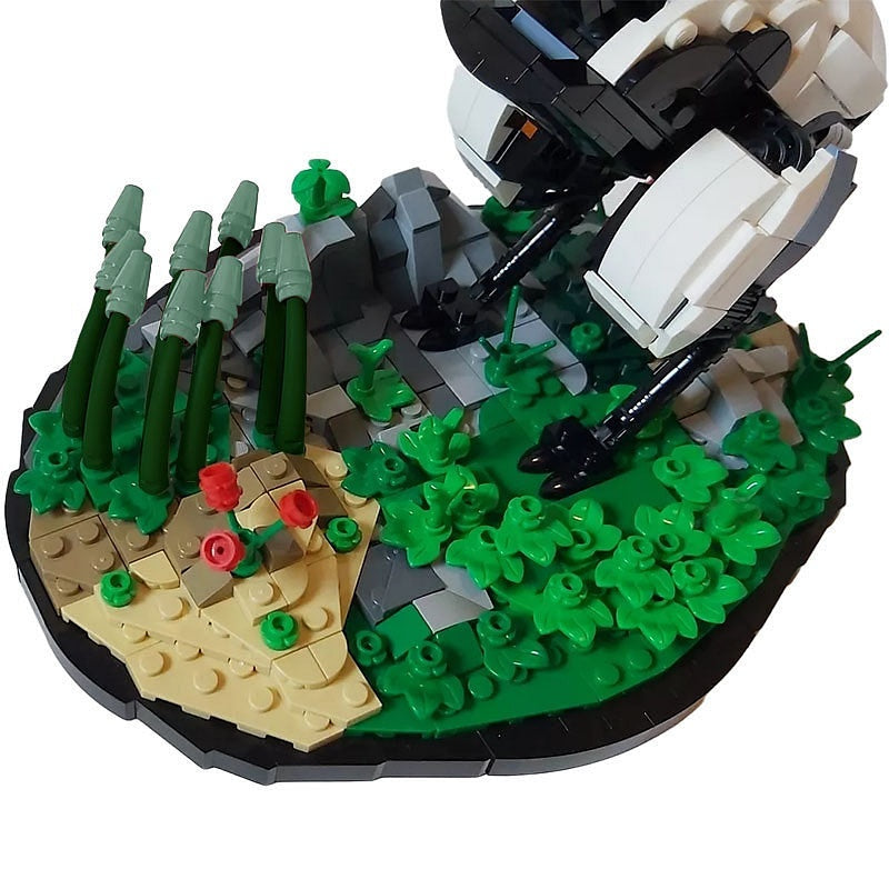 Post-Apocalyptic Recon Robot MOC Building Kit | Scout Mecha Model - 2