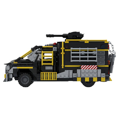 Post-Apocalyptic Tactical Police Van MOC Building Kit – Standard - 2