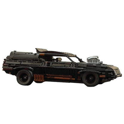 Post-Apocalyptic V8 Interceptor MOC Car Building Kit | Futuristic Vehicle - 1
