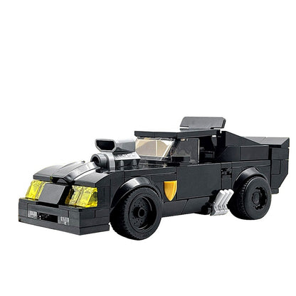 Post-Apocalyptic V8 Interceptor Muscle Car Building Kit | LEGO-Compatible MOC - 2