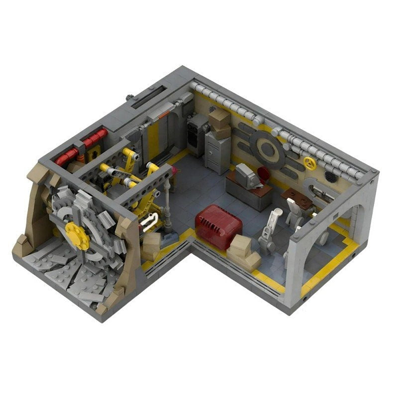 Post-Apocalyptic Vault Entrance MOC Building Kit - 1