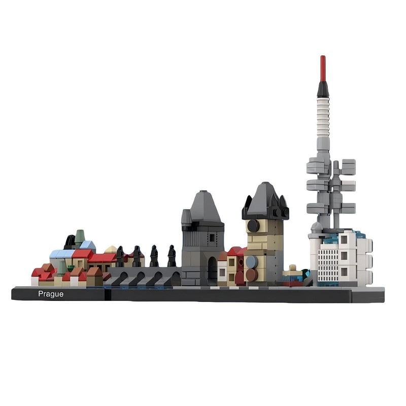 Prague City Skyline Building Kit | LEGO-Compatible MOC - 3