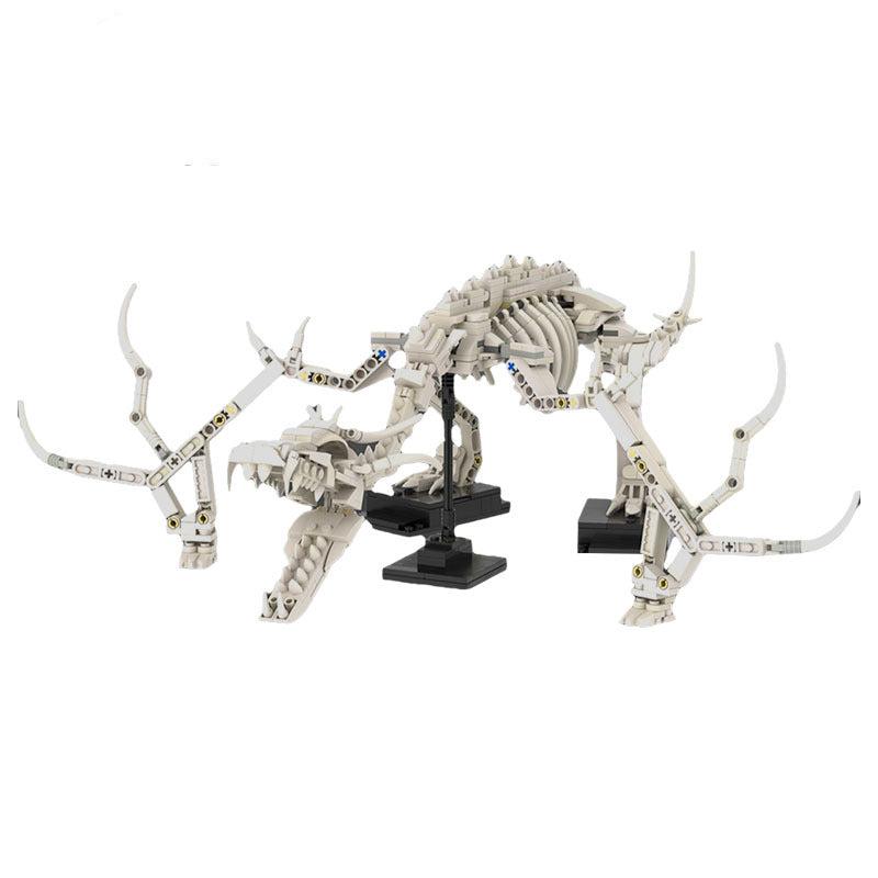 Prehistoric Dragon Fossil Building Kit | LEGO-Compatible MOC - 1