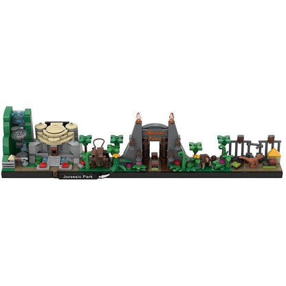 Prehistoric Island Skyline MOC Dinosaur Adventure Building Kit - 2