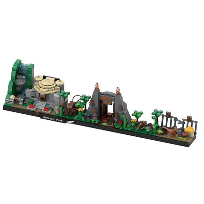 Prehistoric Island Skyline MOC Dinosaur Adventure Building Kit - 3