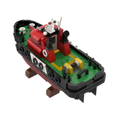 Professional Harbour Tugboat MOC Building Kit - 1