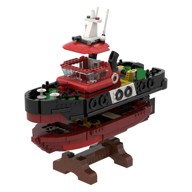 Professional Harbour Tugboat MOC Building Kit - 5
