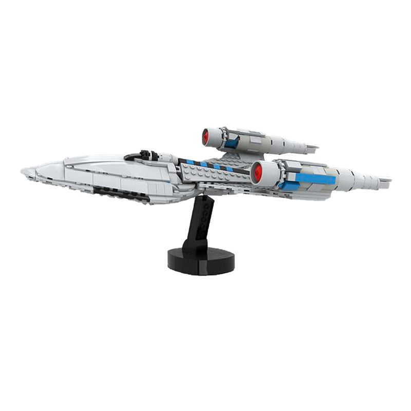 Proto-Drive Exploration Starship Building Kit | LEGO-Compatible MOC - 4