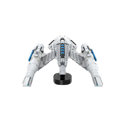Proto-Drive Exploration Starship Building Kit | LEGO-Compatible MOC - 5