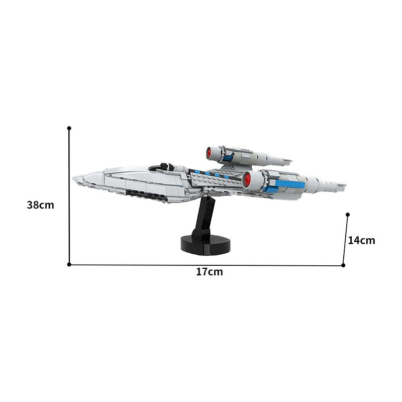 Proto-Drive Exploration Starship Building Kit | LEGO-Compatible MOC - 7