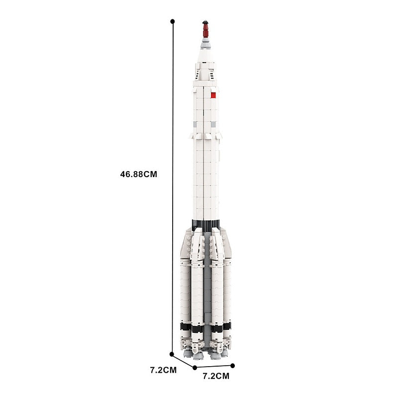 Proton K LK-1 Spacecraft MOC Building Kit | Circumlunar Rocket Model - 5