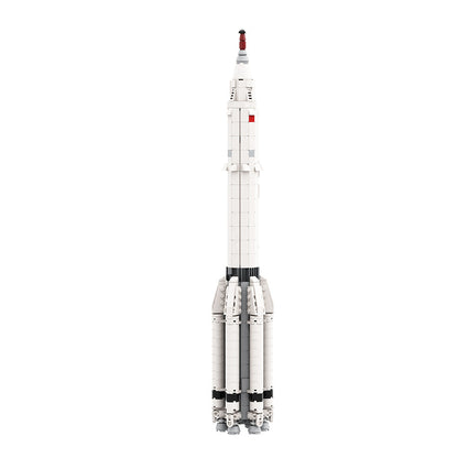 Proton K with LK-1 Circumlunar Spacecraft Building Kit | LEGO-Compatible MOC - 4