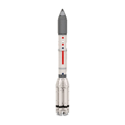 Proton M Saturn V Scale Building Kit | 1:110 Scale | LEGO-Compatible MOC - 1