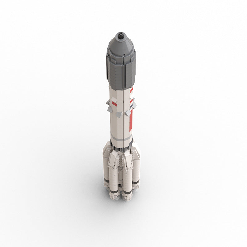 Proton M Saturn V Scale Building Kit | 1:110 Scale | LEGO-Compatible MOC - 4