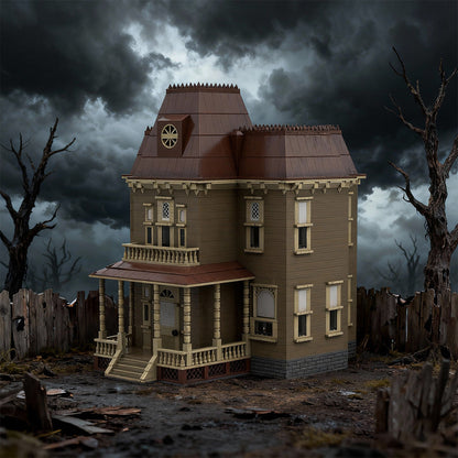 Psycho House Building Kit | LEGO-Compatible MOC - 2