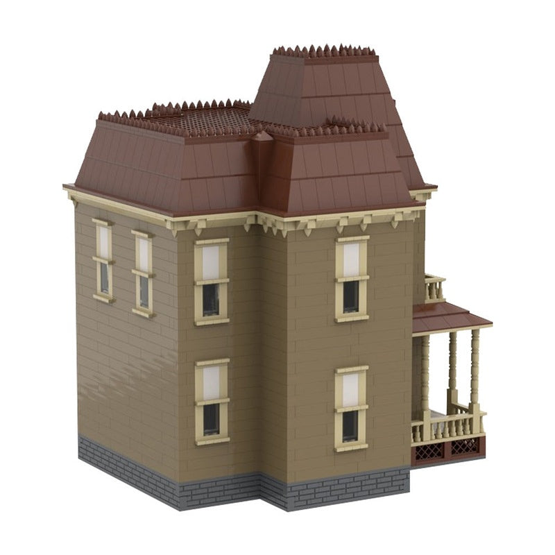 Psycho House MOC Building Kit | Haunted Architecture Diorama Model - 5