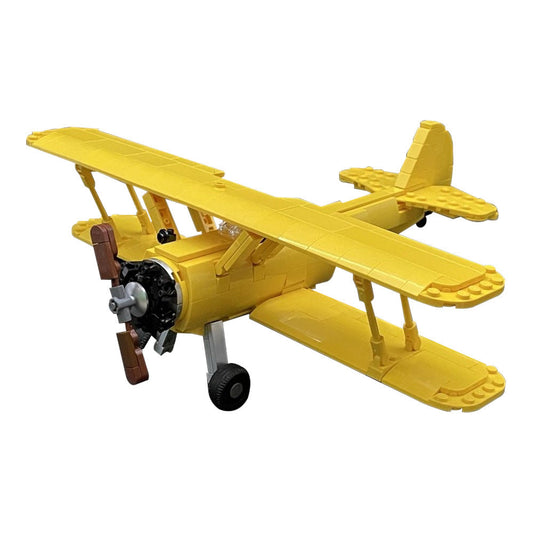 PT-17 Stearman Building Kit | LEGO-Compatible MOC - 1