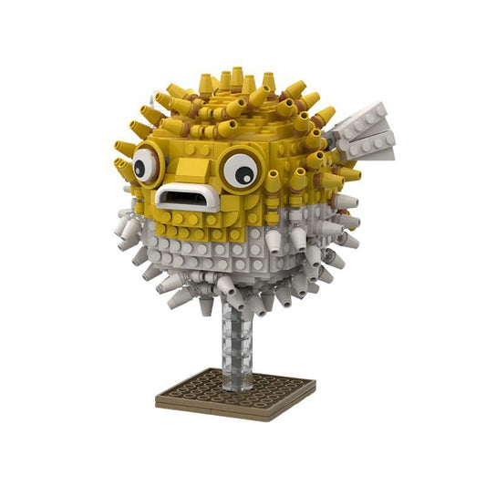 Pufferfish A simple puffed up pufferfish for home decor that can be displayed on its own or in a fish bowl! - 1