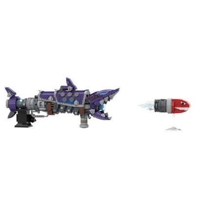 Punk Style Shark Rocket Launcher MOC Building Kit - 2