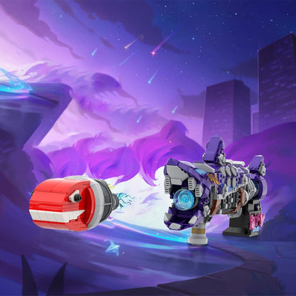 Punk Style Shark Rocket Launcher MOC Building Kit - 3