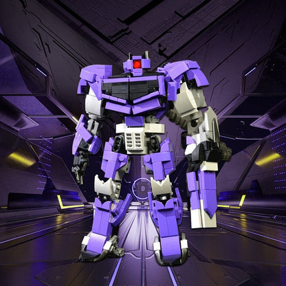 Purple Cyclops Combat Mecha MOC Building Kit - 2