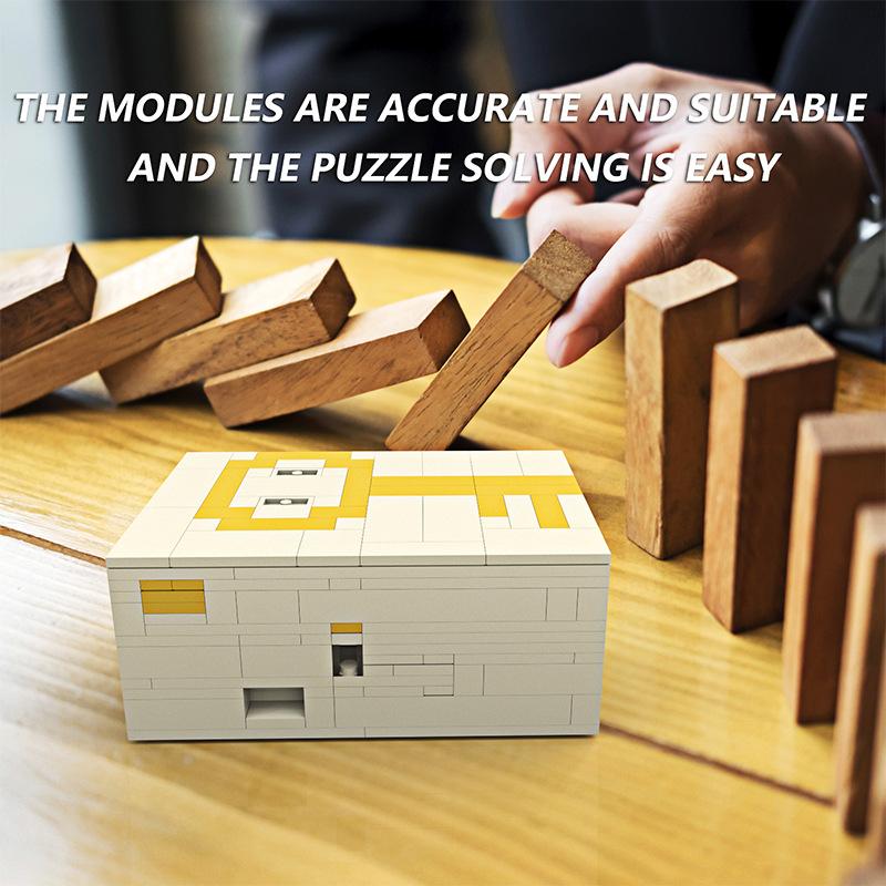 Puzzle Box Building Kit | Lock and Key | LEGO-Compatible MOC - 5