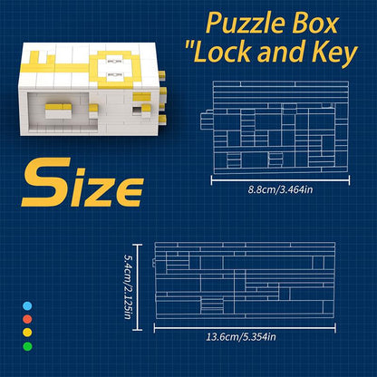 Puzzle Box Building Kit | Lock and Key | LEGO-Compatible MOC - 7
