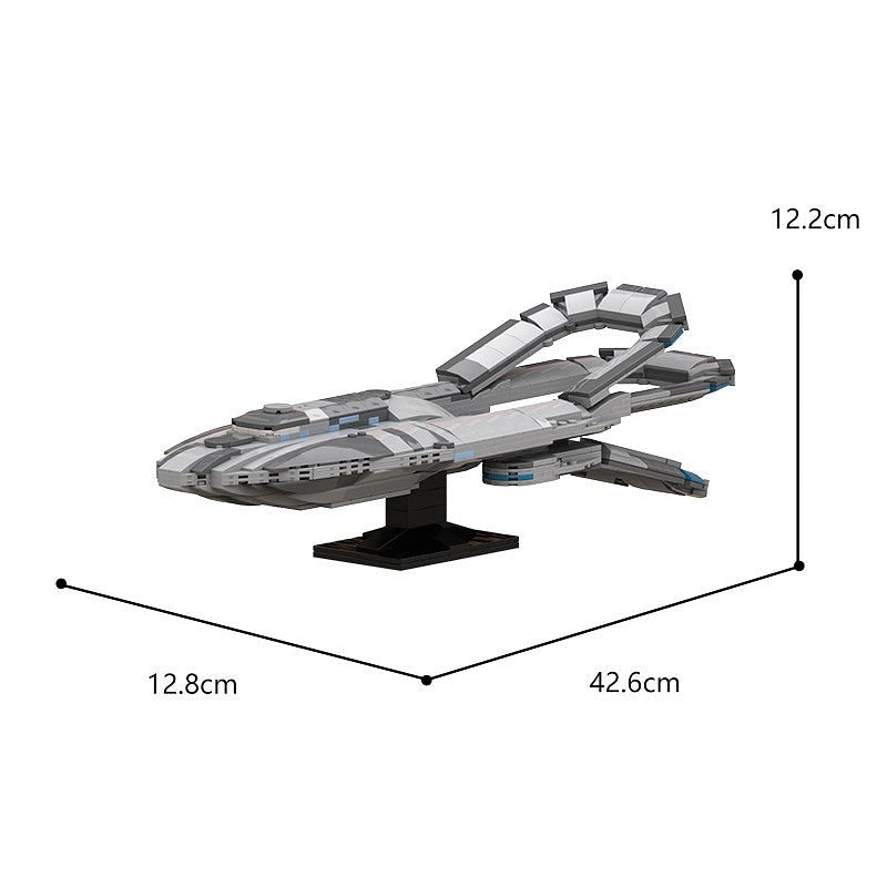 Quantum Drive Exploration Starship MOC Spacecraft Building Kit - 4