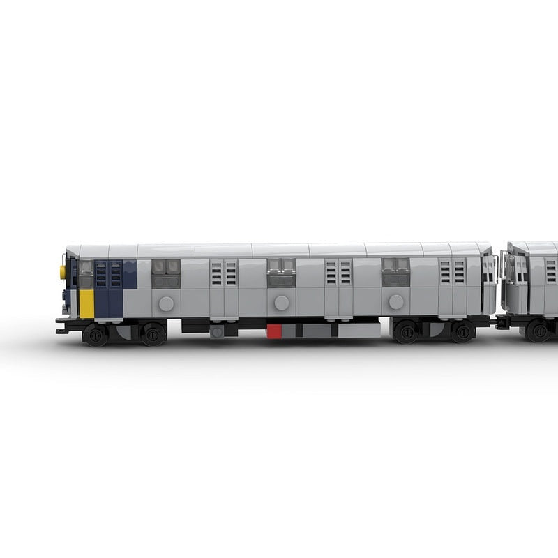 R211-Style Metro Train MOC Building Kit | Urban Subway Model 4-Wide Transit - 2