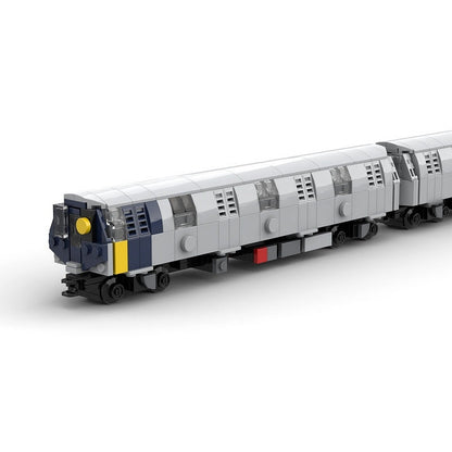 R211-Style Metro Train MOC Building Kit | Urban Subway Model 4-Wide Transit - 3