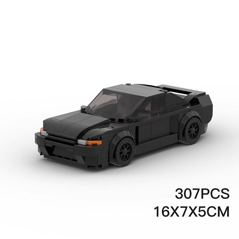 R32 JDM Performance Coupe MOC Sports Car Building Kit - 5