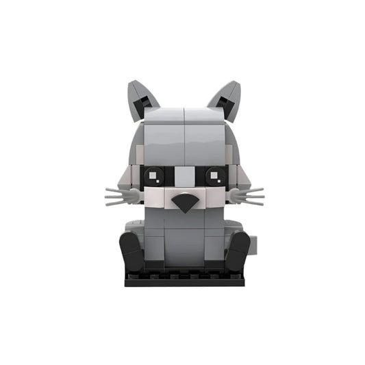 Raccoon MOC Brickheadz Building Kit | LEGO-Compatible MOC - 1