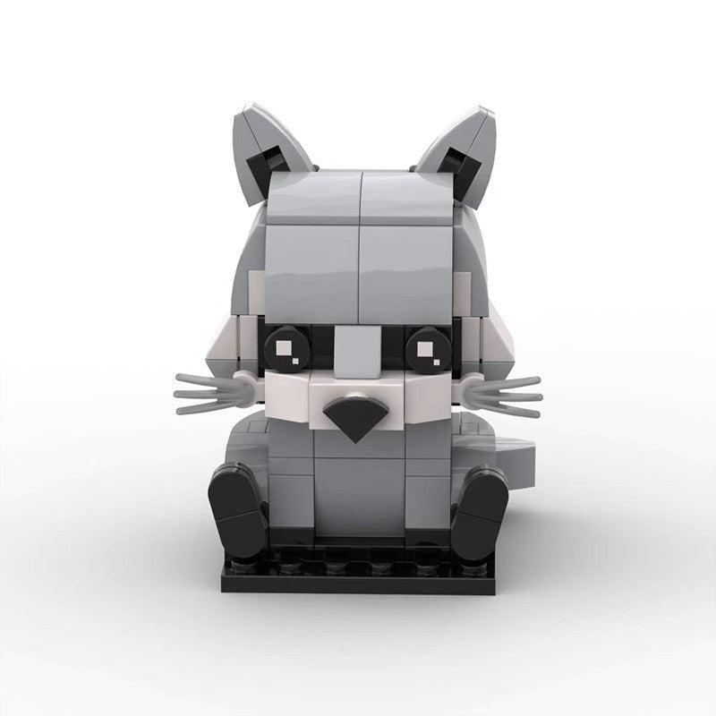 Raccoon MOC Cube Character Building Kit | Compatible MOC - 2