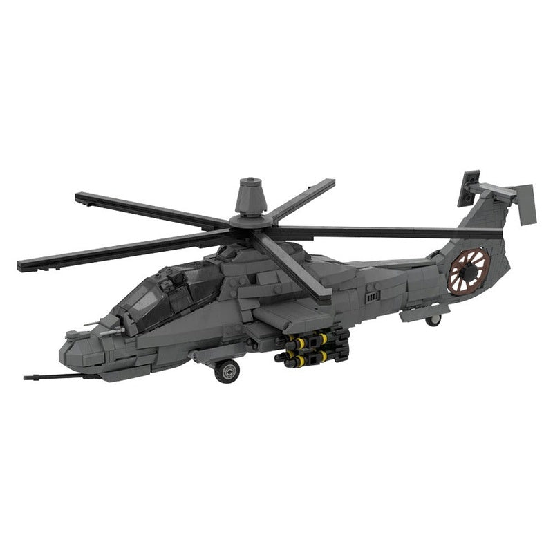 RAH-66 Comanche Helicopter MOC Building Kit | 1:35 Scale Aircraft Model - 1