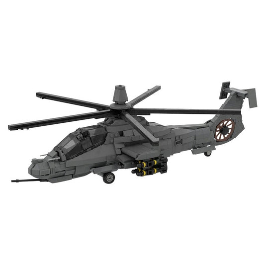 RAH-66 Comanche Helicopter MOC Building Kit | 1:35 Scale Aircraft Model - 1