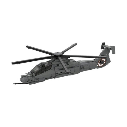 RAH-66 Comanche Helicopter MOC Building Kit | 1:35 Scale Aircraft Model - 5