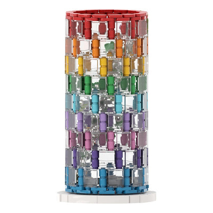 Rainbow Vase MOC Building Kit | Colorful Decorative Display Model - 1