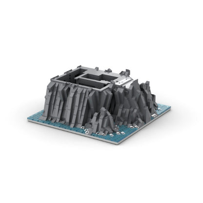 Raised Castle Baseplate MOC Building Kit | Medieval Terrain Expansion - 3