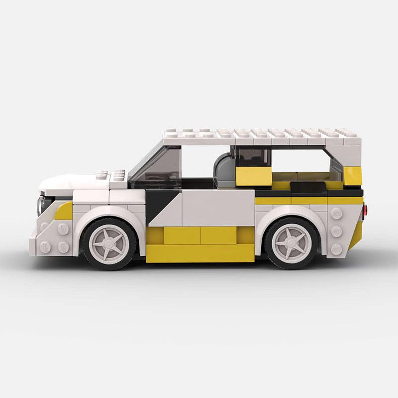 Rally Hatchback MOC Building Kit | Compact Racing Vehicle Model - 4
