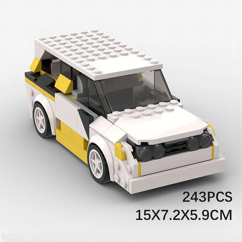 Rally Hatchback MOC Building Kit | Compact Racing Vehicle Model - 6