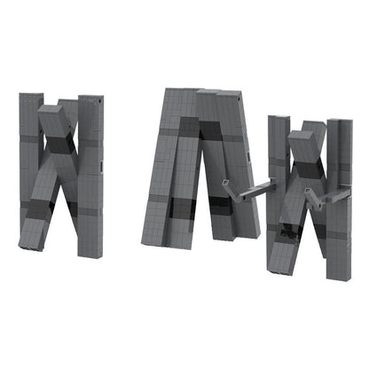 Rectangular Sci-Fi Robot MOC Building Kit | Mechanical Figure - 5