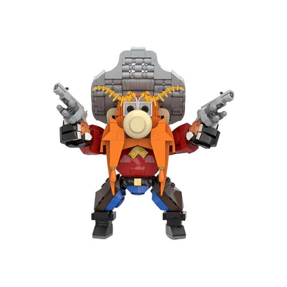 Red-Bearded Western Gunslinger MOC Building Kit | Character Figure - 4