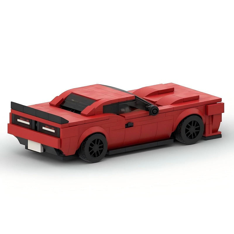 Redeye Widebody SRT Muscle Car MOC Building Kit | Vehicle Model - 3