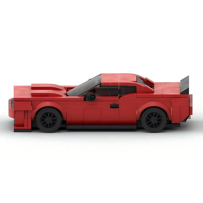 Redeye Widebody SRT Muscle Car MOC Building Kit | Vehicle Model - 4