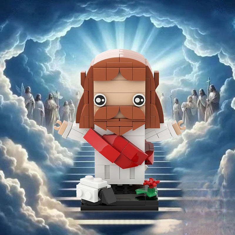 Resurrection Cube Character MOC Building Kit | Historical Figure Display Model - 2