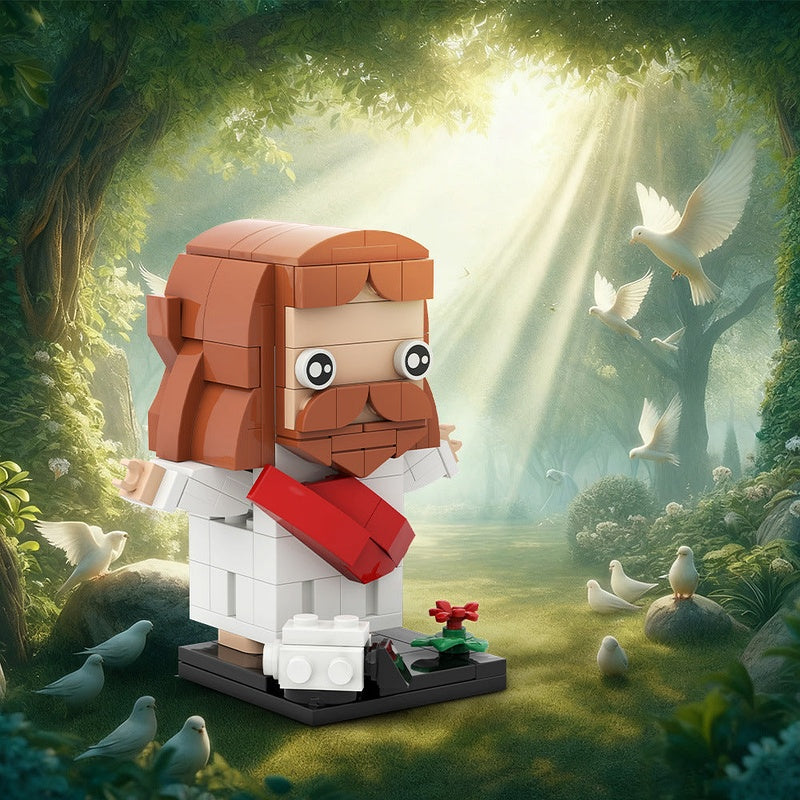 Resurrection Cube Character MOC Building Kit | Historical Figure Display Model - 3