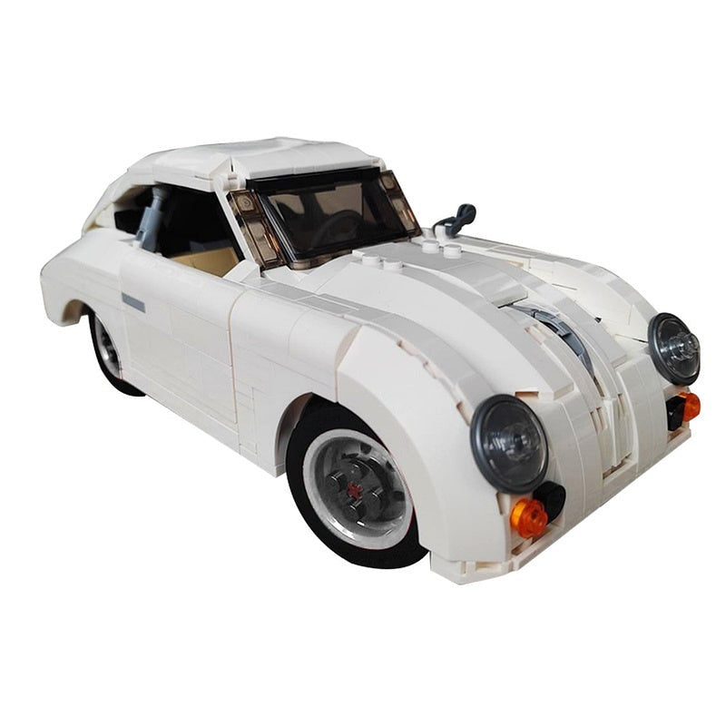 Retro 356 Classic Sports Car MOC Building Kit - 1