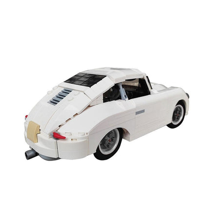 Retro 356 Classic Sports Car MOC Building Kit - 4