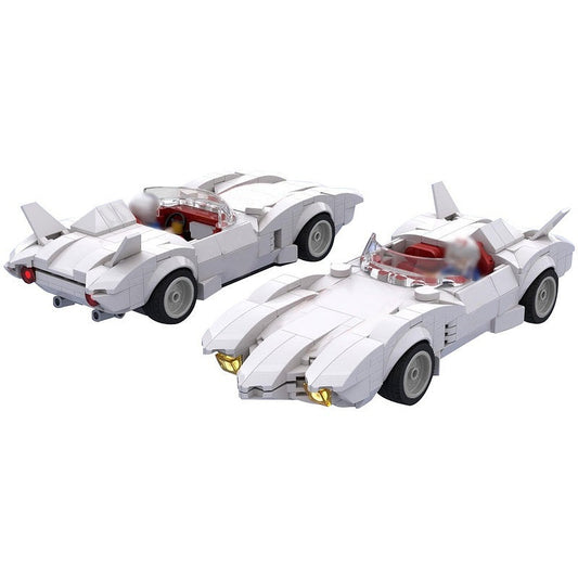 Retro Anime Speed Racer Car MOC Building Kit - 1