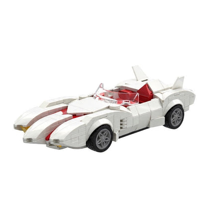 Retro Anime Speed Racer Car MOC Building Kit - 6